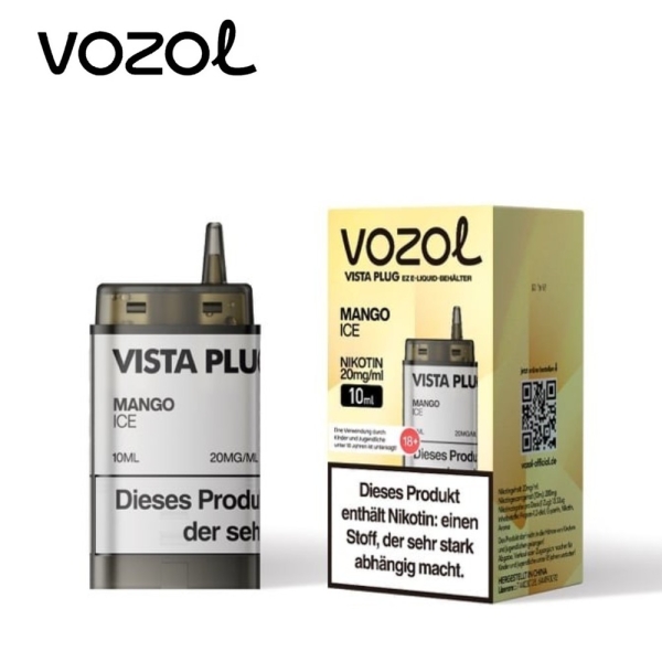 Vozol Vista Plug Ez - Mango Ice - Pods 20mg